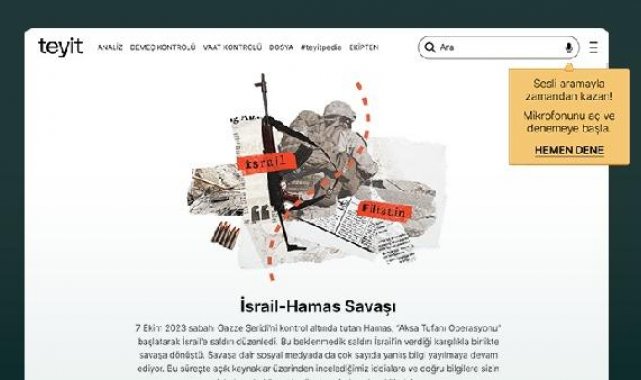 Doğrulama platformu Teyit'in arayüzü yenilendi