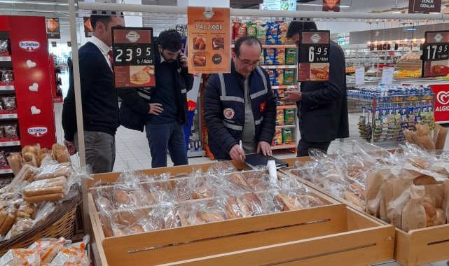Ekmek satışı yapan işletmelere denetim