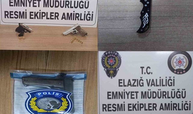 Elazığ'da asayiş uygulaması: 32 şahıs hakkında işlem yapıldı