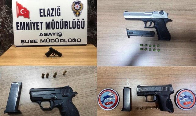 Elazığ'da kesinleşmiş hapis cezası bulunan 7 zanlı tutuklandı