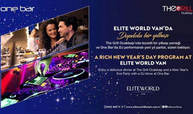 Elite World Van Hotel'den muhteşem yılbaşı programı