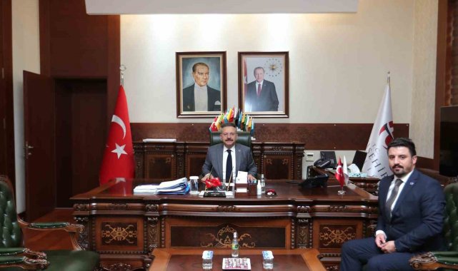 EMŞAV Başkanı Çil'den Vali Aksoy'a ziyaret