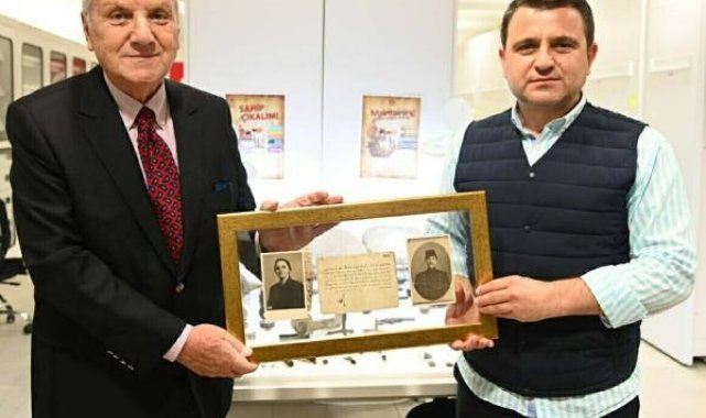 Enver Paşa'nın imzalı belgesi, Çanakkale Savaşları Alan Başkanlığı'na bağışlandı