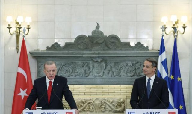 Erdoğan: Türkiye-Yunanistan olarak dünyaya örnek olmak arzusundayız