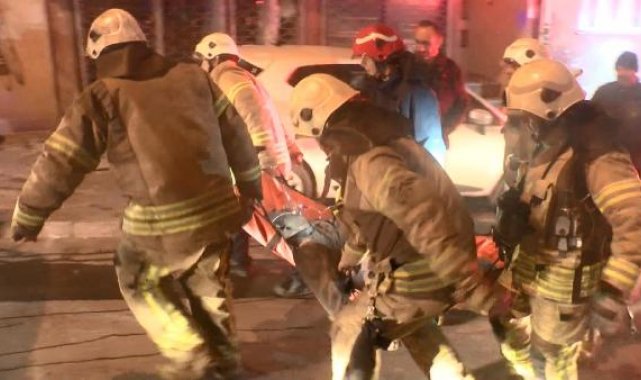 Esenler'de yangın: 1 ölü, 1'i ağır 5 yaralı