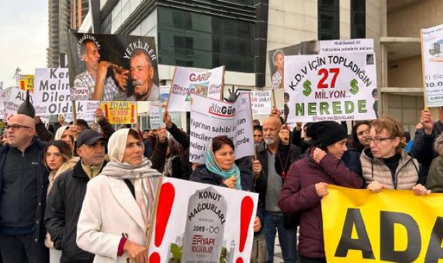 Esenyurt'ta konut mağdurlarından eylem