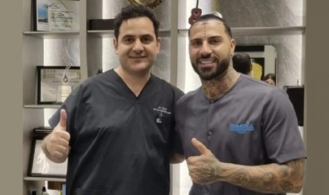 Eski Beşiktaşlı futbolcu Ricardo Quaresma, İstanbul'da saç ektirdi