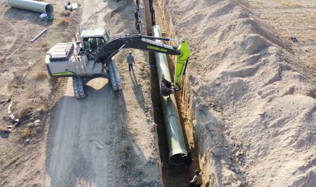 Eskişehir Yukarı Sakarya İlyaspaşa Sulamasında çalışmalar devam ediyor