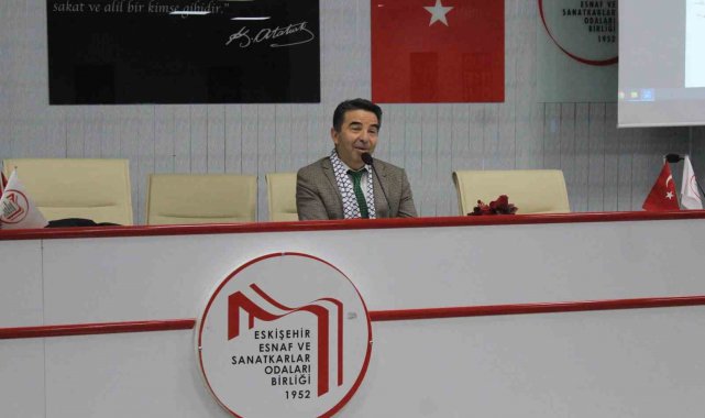 Eskişehir'de Filistin temalı söyleşi ve sergi açılışı gerçekleştirildi