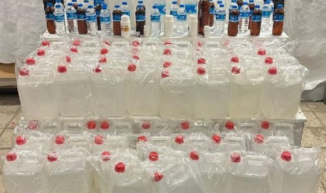 Eskişehir'de sahte ve kaçak alkol operasyonu