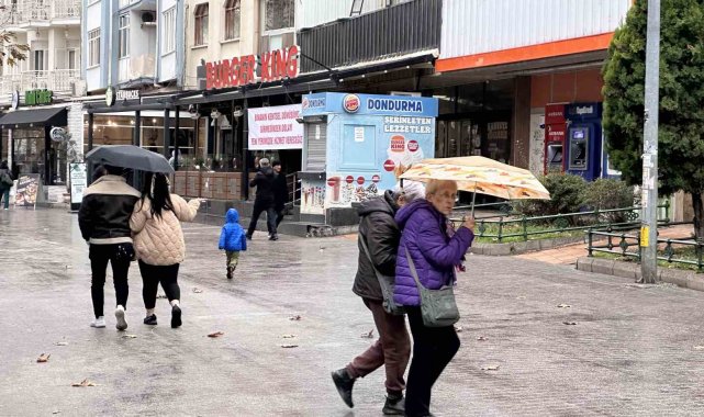 Eskişehir'de yağmur yağışı etkili oldu