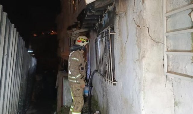 Eyüpsultan'da gecekonduda yangın: 1 yaralı