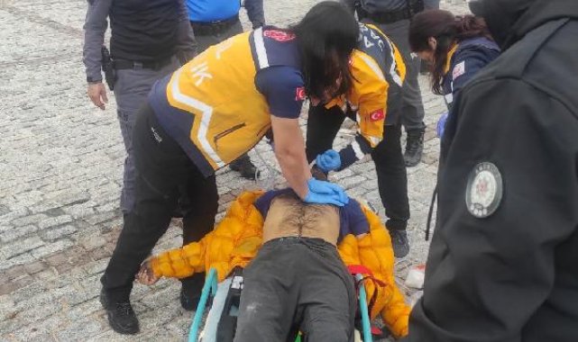 Falezlerden düştü, 30 dakikalık kalp masajıyla hayata tutundu