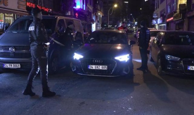 Fatih'te 30 noktada asayiş denetimi yapıldı