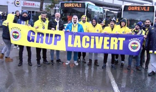Fenerbahçe taraftarları, 25 otobüsle derbiye gidiyor