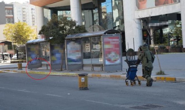 Fünye ile patlatılan bebek kefenli şüpheli paketten İsrail'e tepki afişi çıktı