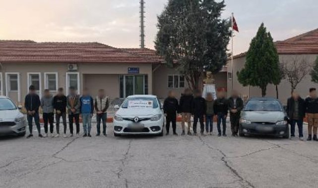 Gaziantep'te 19 kaçak göçmen yakalandı, 3 organizatör tutuklandı
