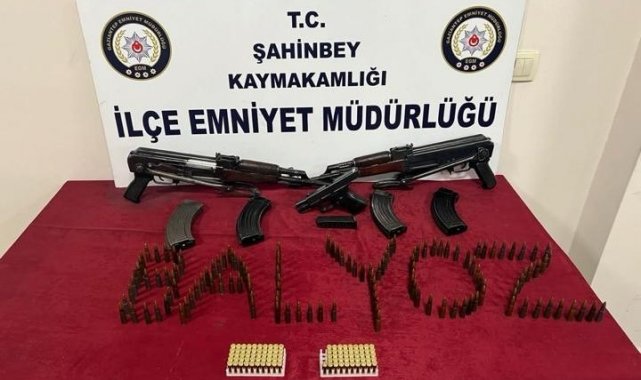 Gaziantep'te 2 tüfek ile 1 tabanca ele geçirildi