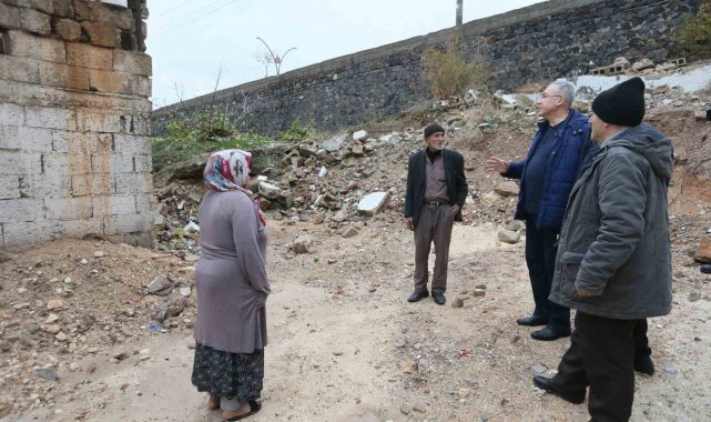 Gaziantep'te yoğun yağışın ardından su baskını olan evlere destek
