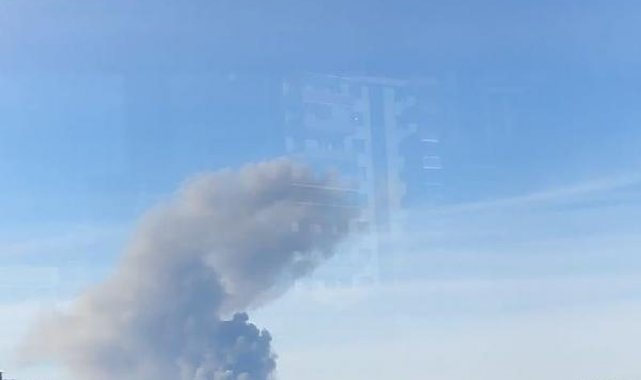 Giresun'da fabrikada yangın