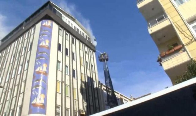 Güngören'de hastanede yangın-1