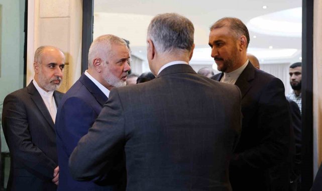 Hamas Siyasi Büro Başkanı Haniye, İran Dışişleri Bakanı Abdullahiyan ile görüştü