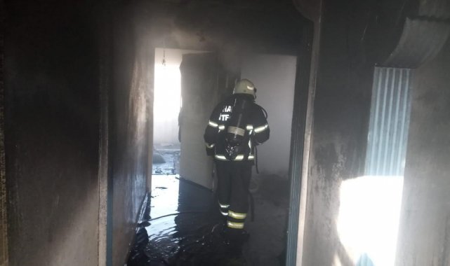 Hatay'da evde çıkan yangın komşuları korkuttu