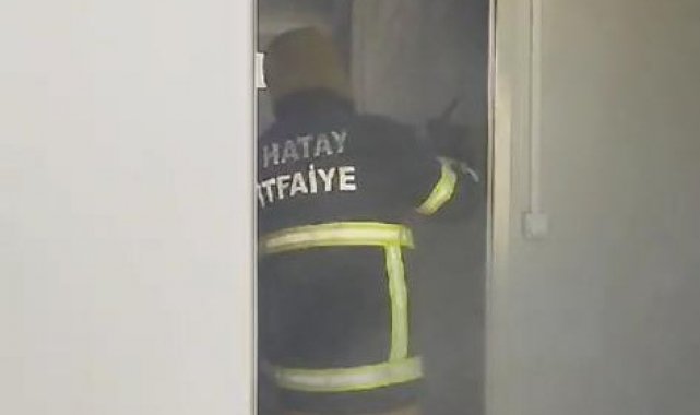 Hatay'da konteyner da yangın çıktı