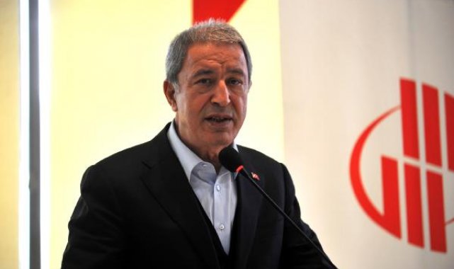 Hulusi Akar: İsrail'de nükleer silah, Filistin'de sapan taşı var