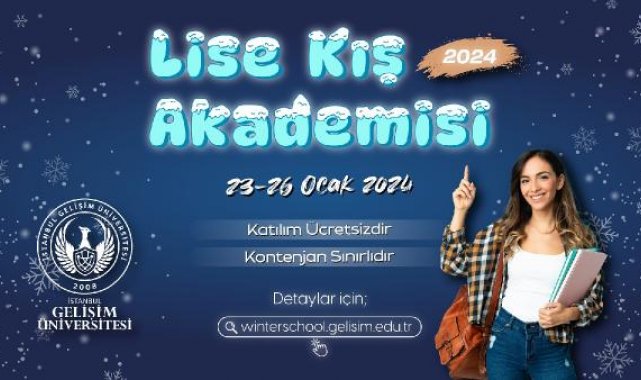 İGÜ Lise Kış Akademisi 2024'e geri sayım başladı