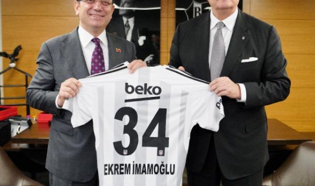 İmamoğlu'ndan Beşiktaş Kulübü'ne ziyaret