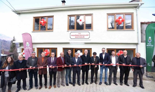İnegöl Paşaören Mahalle Konağı törenle açıldı