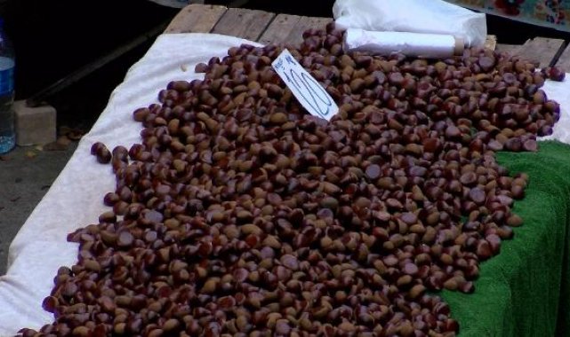İstanbul'da pazarda Çin kestanesi denetimi
