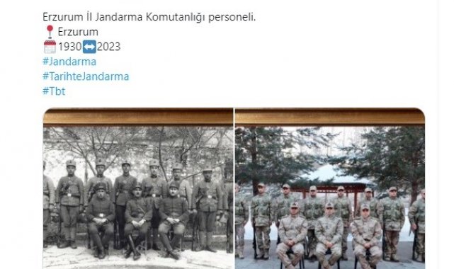 Jandarmadan duygu dolu paylaşım