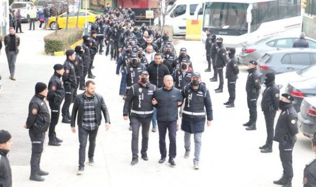 Kafes-18 operasyonunda şüpheliler adliyede