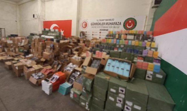 Kapıkule'de 90 milyon TL değerinde kaçak eşya ele geçirildi