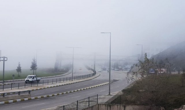 Karabük güne sis ile uyandı