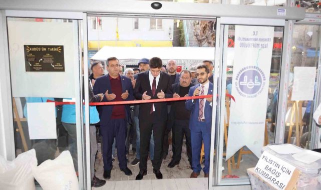 Karaman'da Filistin yararına Hayır Çarşısı açıldı