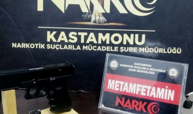 Kastamonu'da uyuşturucuyla yakalanan 2 kişi gözaltına alındı