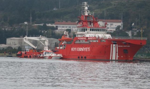 Kayıp mürettebatı arama çalışmalarında 18'inci gün; 'Nene Hatun'un dalgıçları da görevde