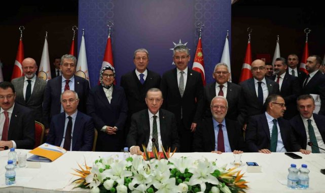 Kayseri Teşkilatı Cumhurbaşkanı Erdoğan ile buluştu