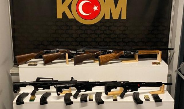 Kayseri'de kaçak silah ticaretine 3 gözaltı