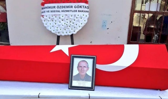 Kıbrıs gazisi, son yolculuğuna uğurlandı