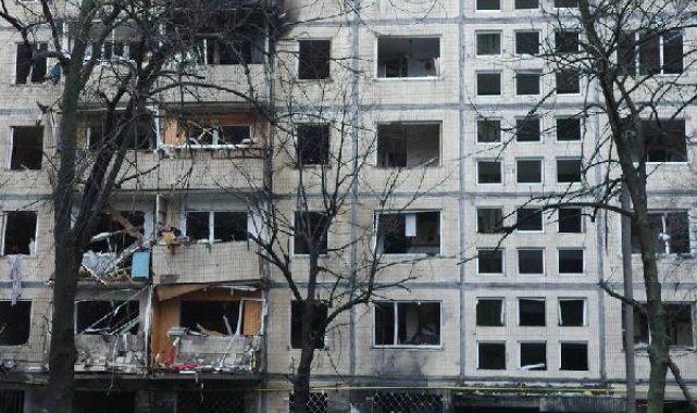 Kiev'e gece yapılan roket saldırısında 53 kişi yaralandı