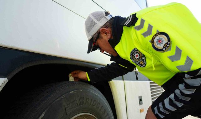 Kırıkkale'de 79 araç trafikten men edildi
