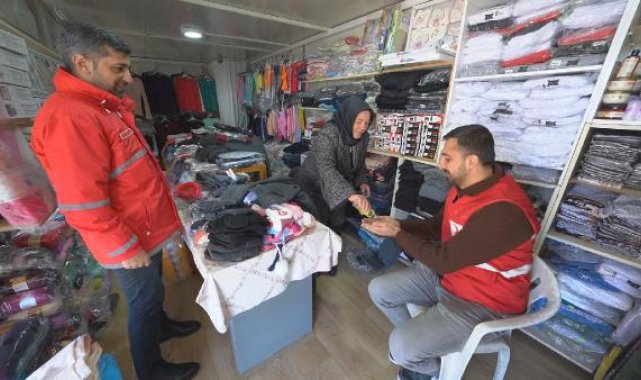 Kızılay'ın deprem bölgesindeki Destek Projesi'nden 607 esnaf yararlandı