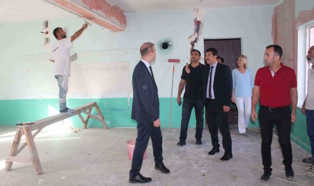 Köyceğiz Beyobası Anaokulu tadilatı devam ediyor
