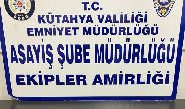 Kütahya'da önleyici hırsızlık uygulamasında 84 şahıs ve 27 aracın sorgusu ve denetimi yapıldı
