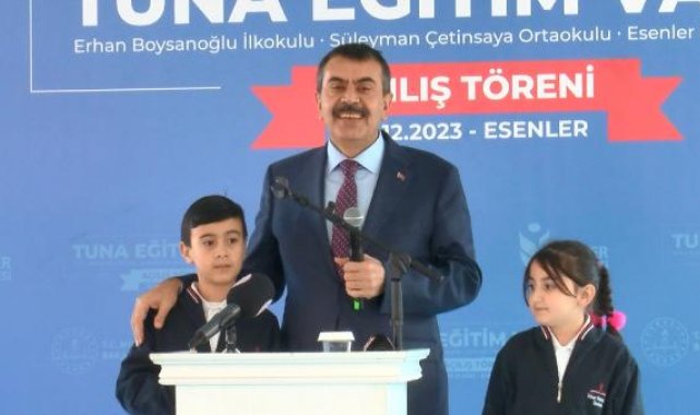 Milli Eğitim Bakanı Tekin: Su giderlerinden bile belediyelerle sıkıntı yaşıyoruz