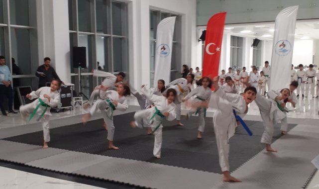 Minik kursiyerler kuşak atladı